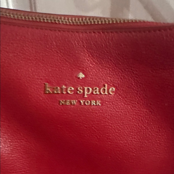 Kate Spade Scarlet Red pocketbook w/wristlet